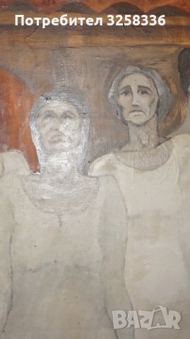 Огромна стара картина , снимка 6 - Картини - 35129935