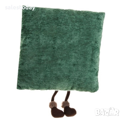 Коледна Възглавница джудже/ Коледен Гном, Зелена, 3D, снимка 3 - Възглавници - 52373963