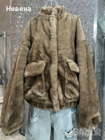 Меко зимно яке 2 цвята, снимка 2 - Якета - 52089990