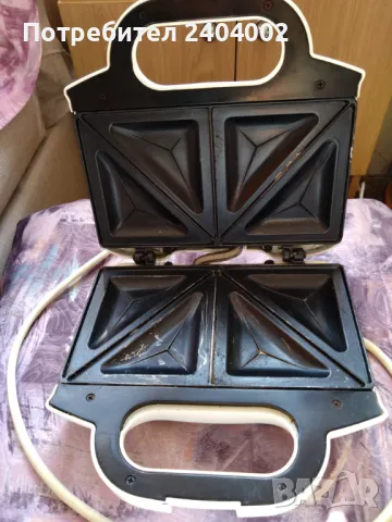 Тостер за сандвичи Tefal 700W, снимка 2 - Тостери - 49318097