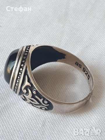 Сребърен пръстен, снимка 7 - Пръстени - 54266175