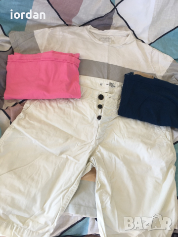 Оригинални къси дънки -M-лот от мъжки летни дрехи, снимка 12 - Къси панталони - 32900479