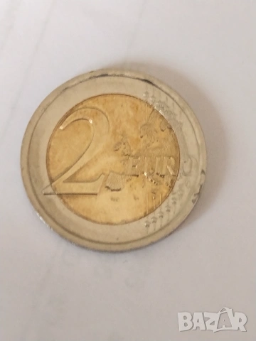 Италианска монета от 2 евро , снимка 2 - Нумизматика и бонистика - 54015647