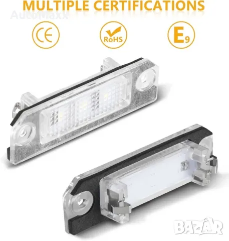 POPMOTORZ LED осветление за регистрационен номер, 2 бр. 

, снимка 4 - Аксесоари и консумативи - 49873302