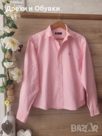 Нова розова риза POLO RALPH LAUREN , снимка 5 - Ризи - 54340687