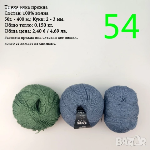 Евтини прежди в малки количества - нови и остатъци, снимка 5 - Други - 52029828