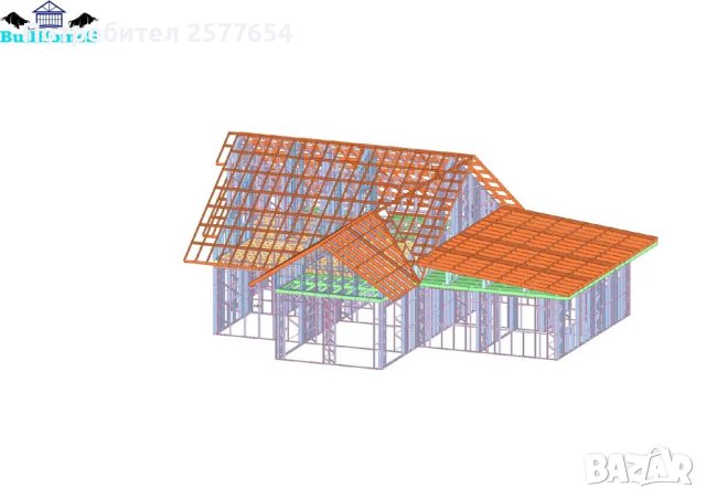 Къща,Бунгало,Преместваема къща,Сглобяеми къщи,Модулни,Жилищни-189,23м², снимка 2 - Строителни материали - 44197094