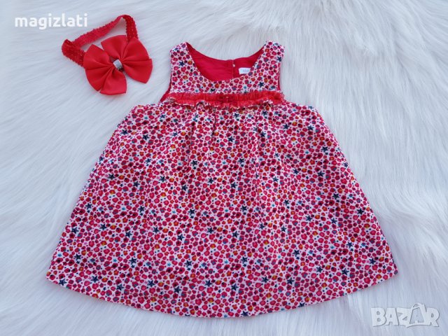 Рокля 6-9 месеца, снимка 2 - Бебешки рокли - 31018985