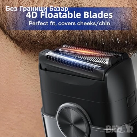 Нова Kensen 4-Остриета Съвместима Глава за Мини Електрически Бръснач, снимка 4 - Други - 51677156