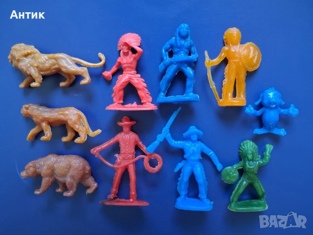 Лот Стари Играчки Фигурки Индианци Войници Моряци от Соца, снимка 10 - Колекции - 54195874