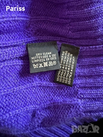 Ralph Lauren 100% Кашмир, снимка 2 - Блузи с дълъг ръкав и пуловери - 52894560