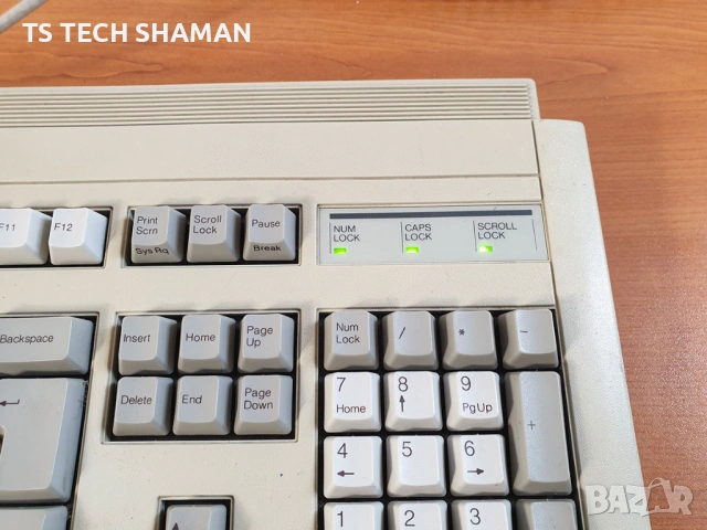 Ретро Механична клавиатура iCL-DRS модел за PS/2, снимка 5 - Антикварни и старинни предмети - 54192935