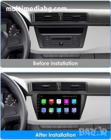 Skoda Fabia 3 2015 - 2019 Мултимедия Навигация Android, снимка 2 - Аксесоари и консумативи - 51107099