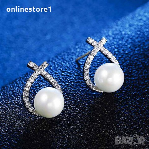 Сребърни Обеци Мелита - 925 печат сребро BF138