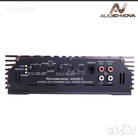 2 канален Усилвател AUDIO NOVA AB-300.2 клас АБ , снимка 3 - Ресийвъри, усилватели, смесителни пултове - 54006202