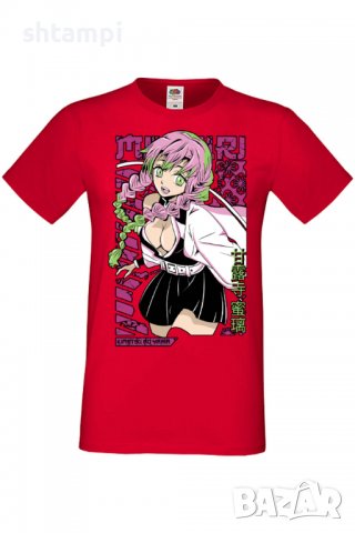 Мъжка тениска Demon Slayer Kanroji Mitsuri,Анимация,игра,Празник,Повод,, снимка 3 - Тениски - 38075518