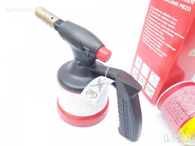 Горелка Rothenberger Roflame Piezo Горелка в комплект с буренце газ , снимка 3 - Други машини и части - 38135648