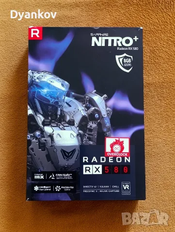 SAPPHIRE NITRO+ Radeon RX 580 8GB GDDR5 Видеокарта