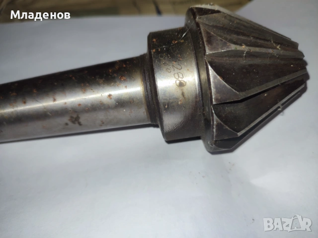 Зенкер конусен 60° , с конусна опашка ,, монолитен , ф 65 мм, снимка 4 - Други машини и части - 53256056