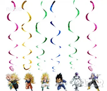 Dragon Ball драгон бол парти топер топери балон балони банер, снимка 4 - Други - 42171090