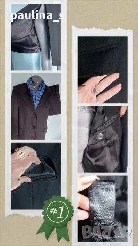 Палто "Н&М" с високо съдържание на вълна и кашмир , снимка 2 - Палта, манта - 16237973