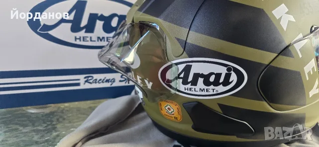 Каска Arai RX-7 EVO размер L Maverick 2026, снимка 10 - Мотоциклети и мототехника - 55742857
