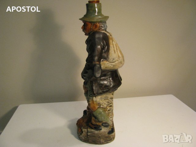 бутилка ръчно рисувана винтидж, снимка 4 - Антикварни и старинни предмети - 31642291