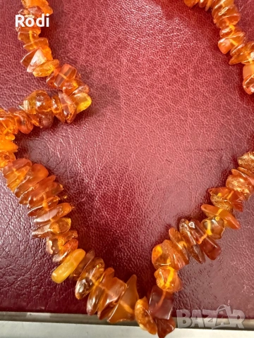 голям кеклибарен гердан , снимка 2 - Колиета, медальони, синджири - 54329070