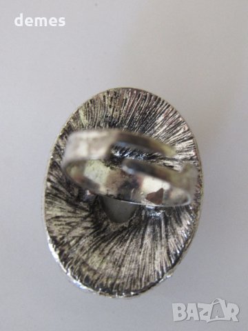  Елегантен пръстен с камък, нов, снимка 5 - Пръстени - 33883890