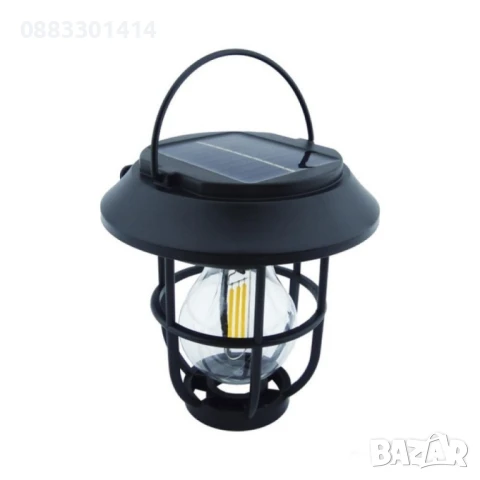 Градинска соларна лампа YH-169 с 3 режима за работа, снимка 2 - Соларни лампи - 51047181