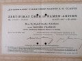 Сертификат за 10 акции | Holderbank - Financiere Glarus AG | 1958г., снимка 3