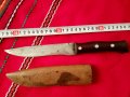 Стар Нож С Дървена Стара Кания за Силяха Пояса, снимка 1 - Антикварни и старинни предмети - 29593065