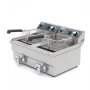 Фритюрник 2 x 10л - с кран 50°C до 200°C, снимка 3