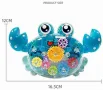 Интерактивна играчка Рак прозрачен, светещ, ходещ, снимка 2