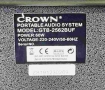 Bluetooth тонколона CROWN GTB-2562BUF, снимка 3