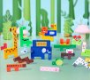 интерактивна дървена игра с магнитен риболов тетрис с животни, снимка 7