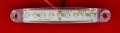 Лед LED габарити с 9 диода , 12-24V , БЕЛИ за камион ремарке , снимка 2