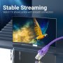 Vention Кабел LAN UTP Cat.6 Patch Cable - 2M Purple - IBEVH, снимка 14