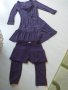 Туника с клин в лилаво с-м размер и мека рокля л размер , снимка 1 - Туники - 30712343