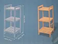 етажерка за баня и друго от бамбук , снимка 2