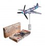 Модел на самолет Як9, Инокс Ветропоказател с история за градина и тераса - Основен Комплект