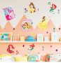 Белл Малката Русалка Ариел малък самозалепващ стикер лепенка за стена детска стая мебели принцеси, снимка 2