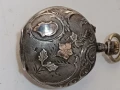 сребърен джобен часовник , снимка 2