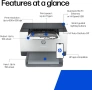 HP LaserJet M207dw безжичен черно-бял лазерен принтер с двустранен печат, снимка 7