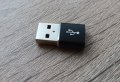 даптер USB (мъжко) <--> USB-C (женско), снимка 1