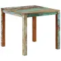 vidaXL Трапезна маса, 82x80x76 см, регенерирано дърво масив, снимка 9