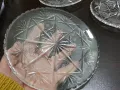 Стар български кристал кристални чинии , снимка 4
