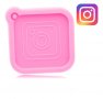 Инстаграм Instagram лого силиконов молд форма фондан шоколад смола гипс украса декор