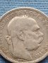 Сребърна монета 0.835 проба 1 крона 1894г. Австро - Унгария Франц Йосиф първи 39633, снимка 8