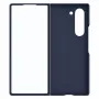 Силиконов кейс bSmart Silicone Cover, За Samsung Galaxy Z Fold6, Тъмносин и Протектор, снимка 2